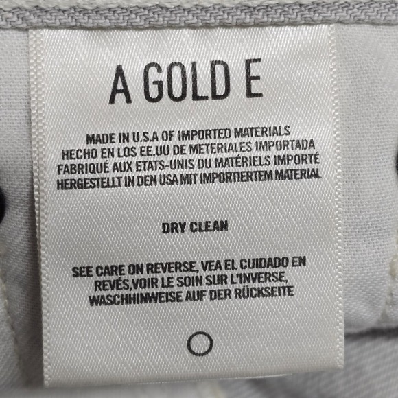 Agolde Jeans Womens 23 Gray Pieced 90s Pinch Waist Organic Cotton READ - Picture 10 of 16